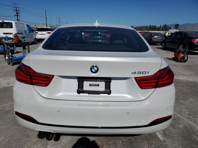 WBA4J1C50KBU67399 - 2019 BMW 430I GRAN COUPE WHITE photo 6