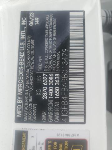 4JGFB4FB6RB013479 - 2024 MERCEDES-BENZ GLE 350 4MATIC WHITE photo 13