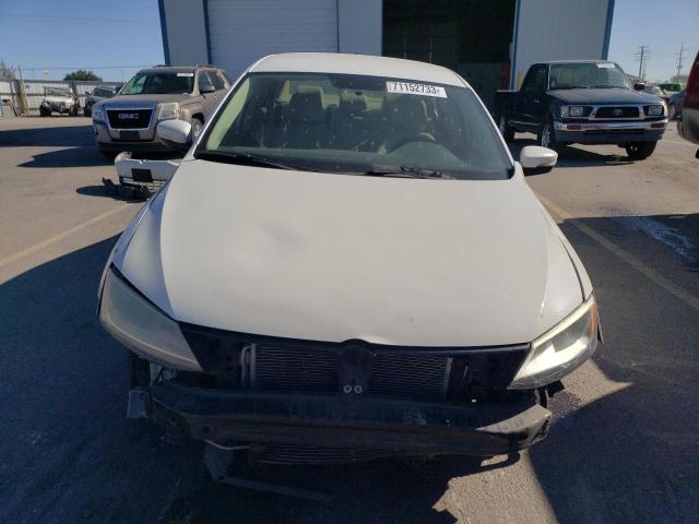 3VWD17AJ6EM218458 - 2014 VOLKSWAGEN JETTA SE WHITE photo 5