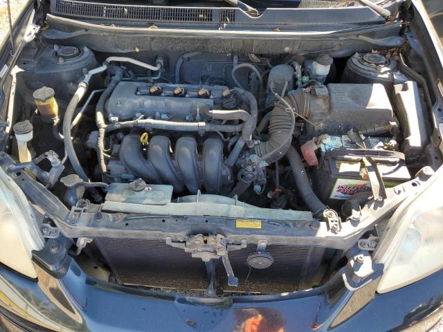 2T1KR32E13C116438 - 2003 TOYOTA COROLLA MA XR BLACK photo 12