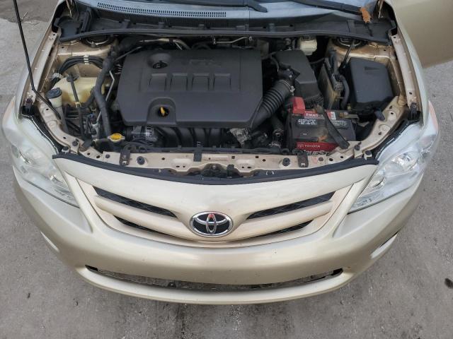 5YFBU4EE8CP014506 - 2012 TOYOTA COROLLA BASE ბეჟი ფოტო 11