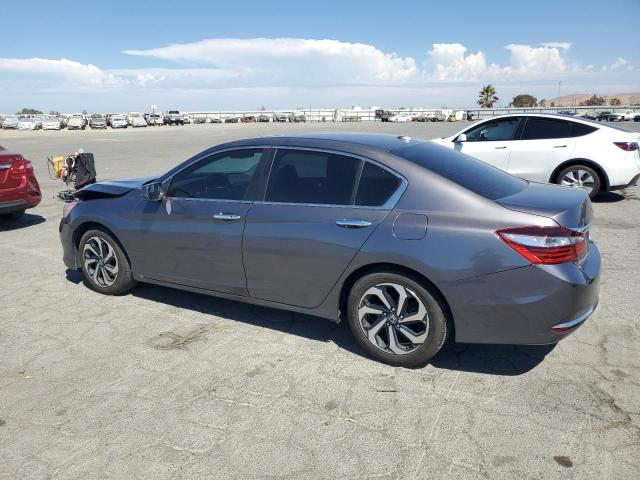 1HGCR2F81HA169785 - 2017 HONDA ACCORD EXL GRAY photo 2