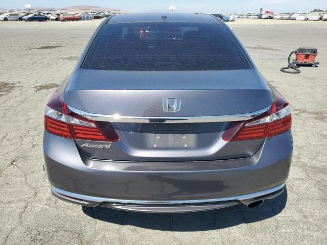 1HGCR2F81HA169785 - 2017 HONDA ACCORD EXL GRAY photo 6