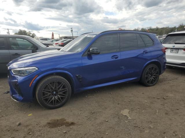 5YMJU0C07M9F25444 - 2021 BMW X5 M BLUE photo 1