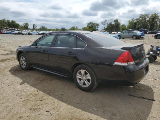 2G1WA5E37C1288219 - 2012 CHEVROLET IMPALA LS BLACK photo 2