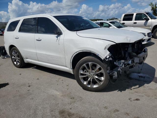 1C4RDHDG6LC296694 - 2020 DODGE DURANGO GT WHITE photo 4