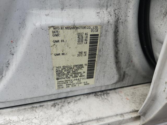 1N4AL3APXJC264731 - 2018 NISSAN ALTIMA 2.5 WHITE photo 12