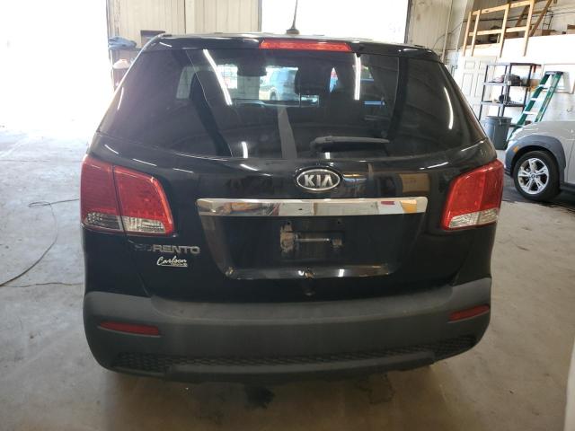 5XYKT3A19BG073776 - 2011 KIA SORENTO BASE BLACK photo 6