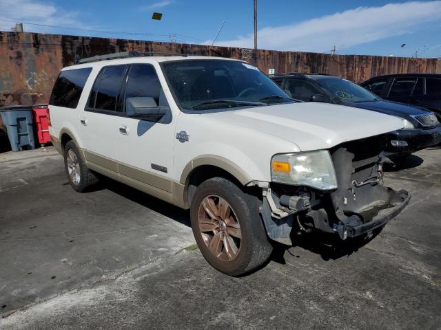 1FMFK17508LA02347 - 2008 FORD EXPEDITION EL EDDIE BAUER WHITE photo 4