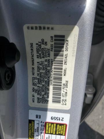 1NXBU4EE1AZ372297 - 2010 TOYOTA COROLLA BASE ვერცხლისფერი ფოტო 12
