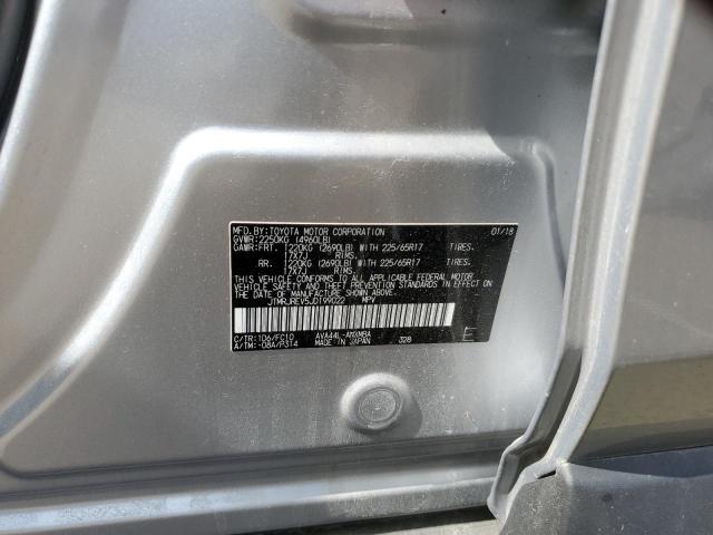 JTMRJREV5JD199022 - 2018 TOYOTA RAV4 HV LE Серебристый фото 13