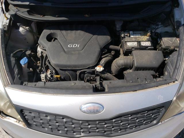 KNADM5A36D6144177 - 2013 KIA RIO LX SILVER photo 11