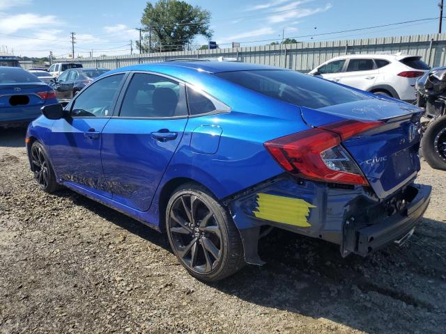 2HGFC2F80MH510023 - 2021 HONDA CIVIC SPORT 蓝色 照片 2