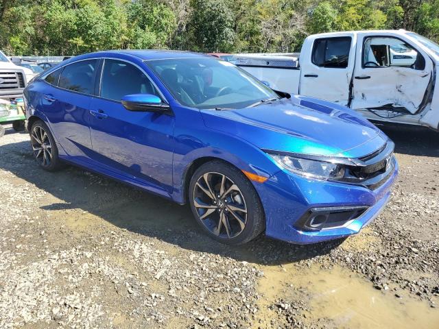 2HGFC2F80MH510023 - 2021 HONDA CIVIC SPORT 蓝色 照片 4
