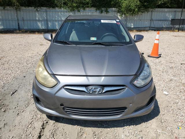 KMHCT4AE2DU475150 - 2013 HYUNDAI ACCENT GLS GRAY photo 5