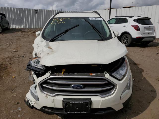 MAJ6S3GL7MC435856 - 2021 FORD ECOSPORT SE WHITE photo 5