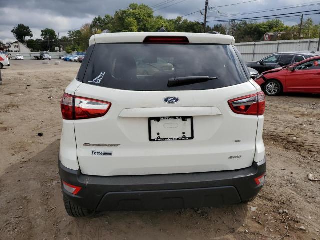 MAJ6S3GL7MC435856 - 2021 FORD ECOSPORT SE WHITE photo 6