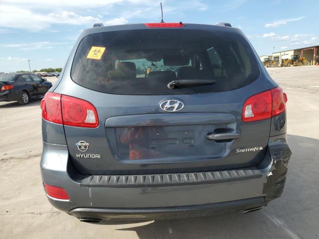 5NMSH13E38H169570 - 2008 HYUNDAI SANTA FE SE BLUE photo 6