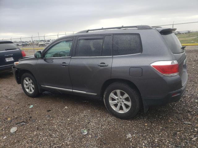 5TDZK3EH1DS129479 - 2013 TOYOTA HIGHLANDER BASE Сұр фото 2
