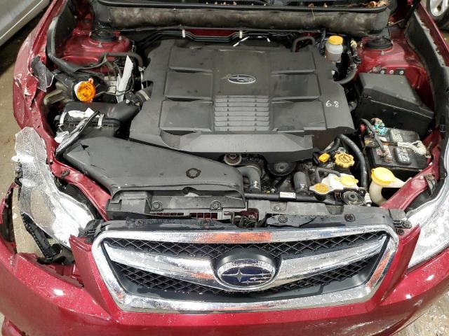 4S3BMDG64C2012577 - 2012 SUBARU LEGACY 3.6R PREMIUM MAROON photo 11