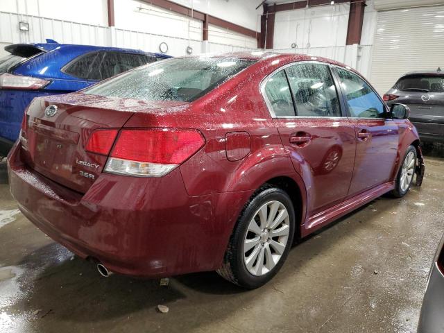 4S3BMDG64C2012577 - 2012 SUBARU LEGACY 3.6R PREMIUM MAROON photo 3