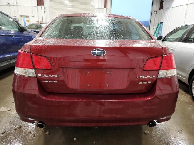 4S3BMDG64C2012577 - 2012 SUBARU LEGACY 3.6R PREMIUM MAROON photo 6