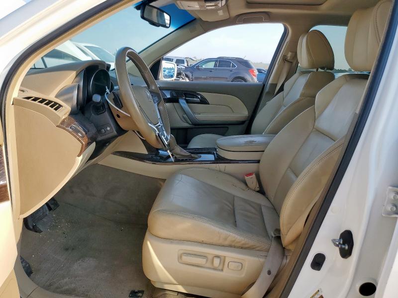 2HNYD2H34CH537174 - 2012 ACURA MDX TECHNOLOGY WHITE photo 7