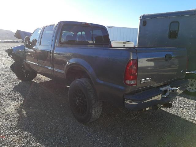 1FTWW31PX5EA18327 - 2005 FORD F350 SRW SUPER DUTY GRAY photo 2