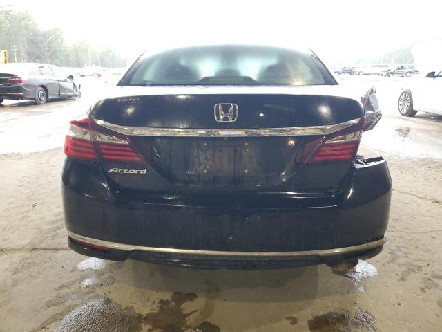 1HGCR2F30GA184359 - 2016 HONDA ACCORD LX BLACK photo 6