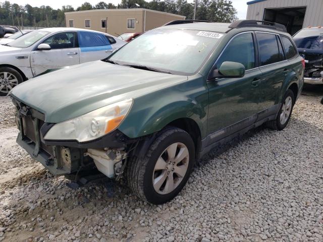 4S4BRELC1A2311651 - 2010 SUBARU OUTBACK 3.6R LIMITED GREEN photo 1