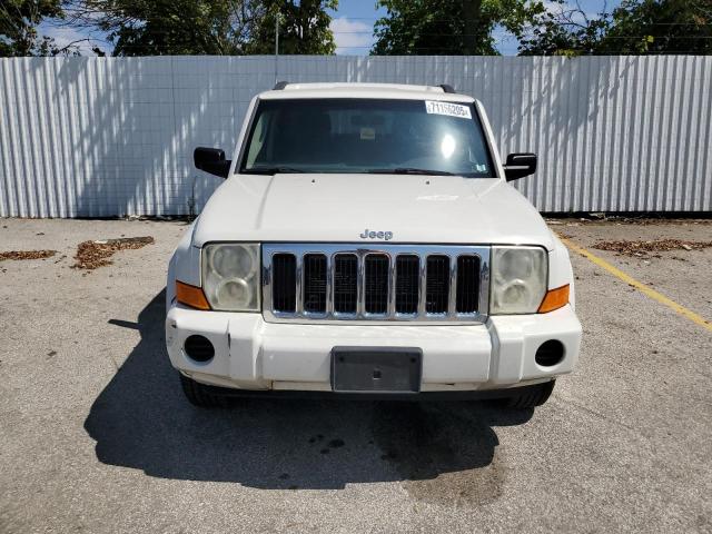1J8HH48K47C533771 - 2007 JEEP COMMANDER WHITE photo 5
