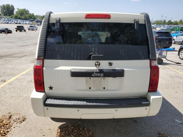 1J8HH48K47C533771 - 2007 JEEP COMMANDER WHITE photo 6