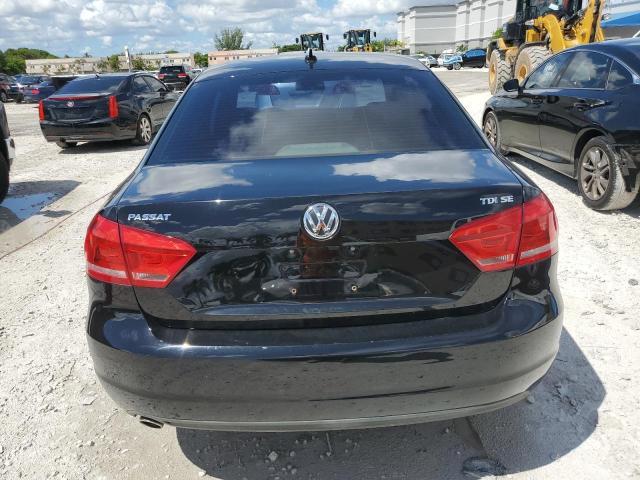 1VWBV7A30FC014724 - 2015 VOLKSWAGEN PASSAT SE Czarny zdjęcie 6