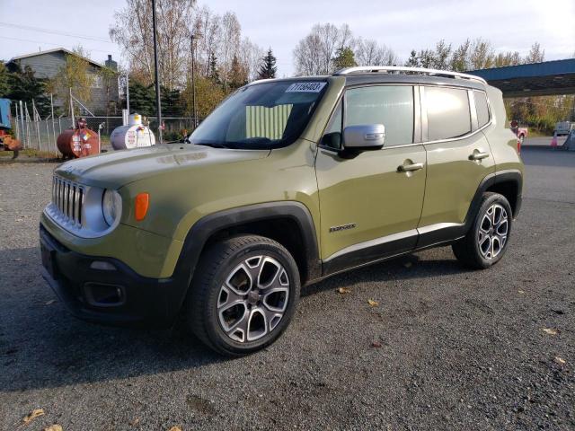 ZACCJBDT0FPC29842 - 2015 JEEP RENEGADE LIMITED GREEN photo 1