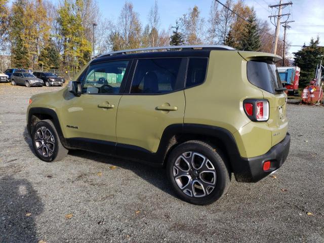 ZACCJBDT0FPC29842 - 2015 JEEP RENEGADE LIMITED GREEN photo 2