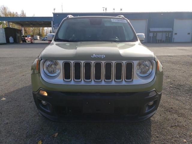 ZACCJBDT0FPC29842 - 2015 JEEP RENEGADE LIMITED GREEN photo 5