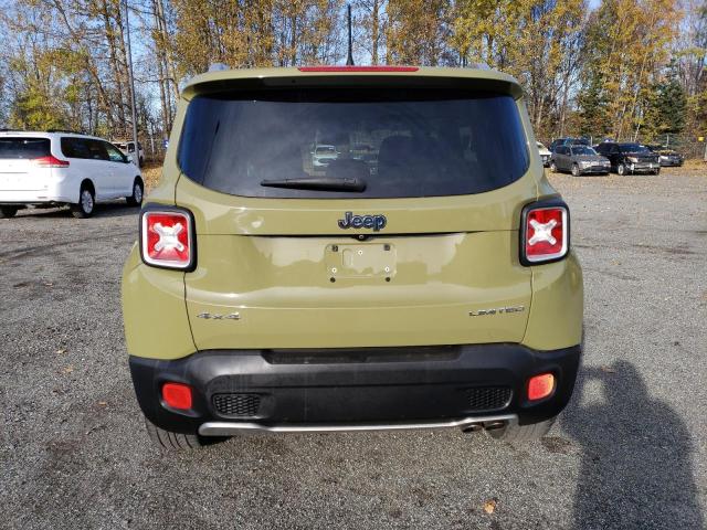 ZACCJBDT0FPC29842 - 2015 JEEP RENEGADE LIMITED GREEN photo 6