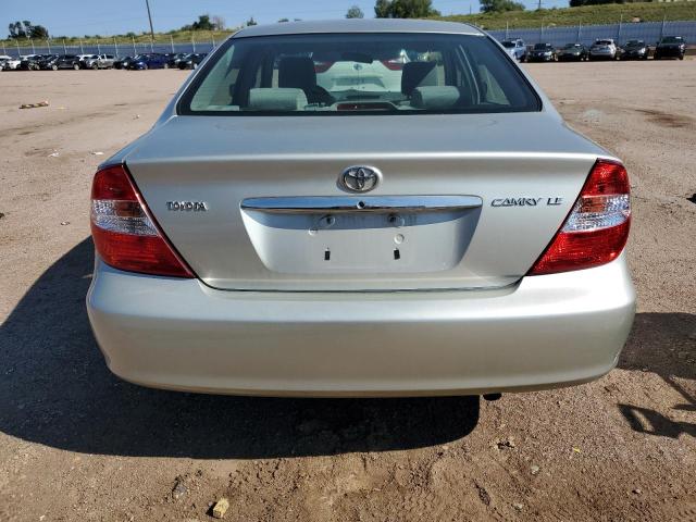 JTDBE32K940272997 - 2004 TOYOTA CAMRY LE SILVER photo 6