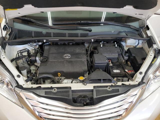 5TDYK3DC1CS268494 - 2012 TOYOTA SIENNA XLE Beyaz fotoğraf 12