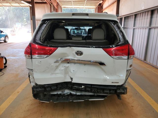 5TDYK3DC1CS268494 - 2012 TOYOTA SIENNA XLE Beyaz fotoğraf 6