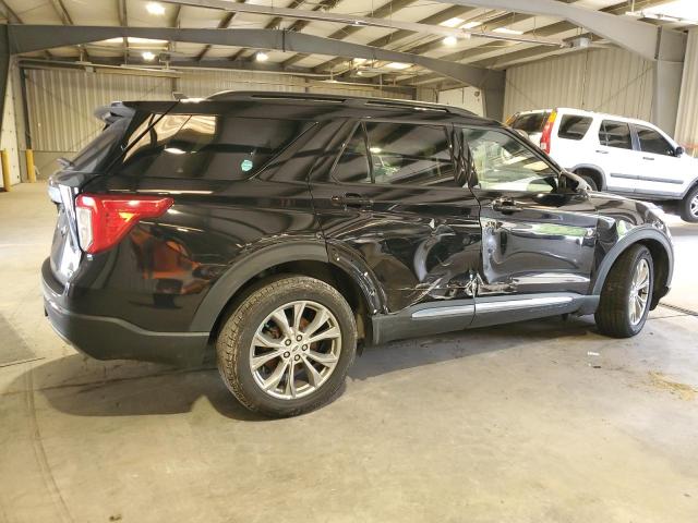 1FMSK8DH7MGC16163 - 2021 FORD EXPLORER XLT Чорний фото 3