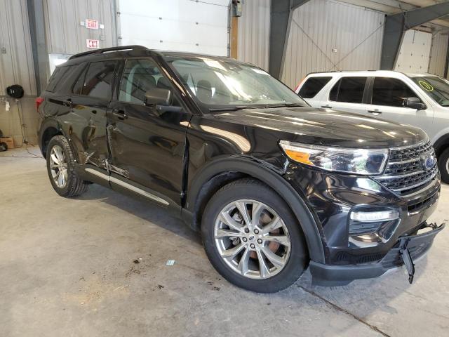 1FMSK8DH7MGC16163 - 2021 FORD EXPLORER XLT Чорний фото 4