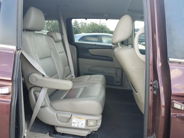 5FNRL5H69CB095913 - 2012 HONDA ODYSSEY EXL BURGUNDY photo 10