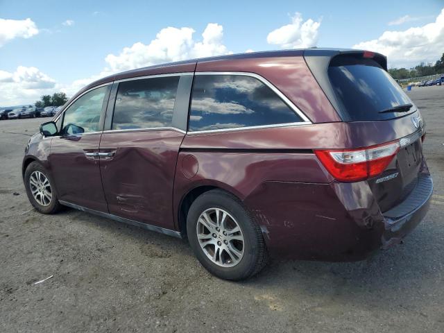 5FNRL5H69CB095913 - 2012 HONDA ODYSSEY EXL BURGUNDY photo 2
