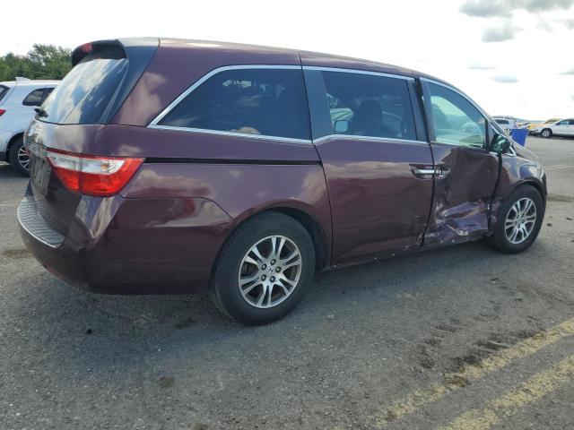5FNRL5H69CB095913 - 2012 HONDA ODYSSEY EXL BURGUNDY photo 3