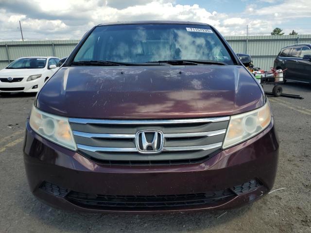 5FNRL5H69CB095913 - 2012 HONDA ODYSSEY EXL BURGUNDY photo 5