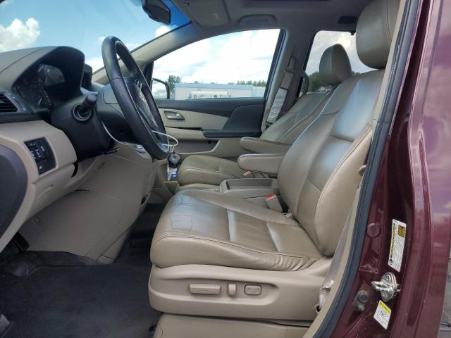 5FNRL5H69CB095913 - 2012 HONDA ODYSSEY EXL BURGUNDY photo 7
