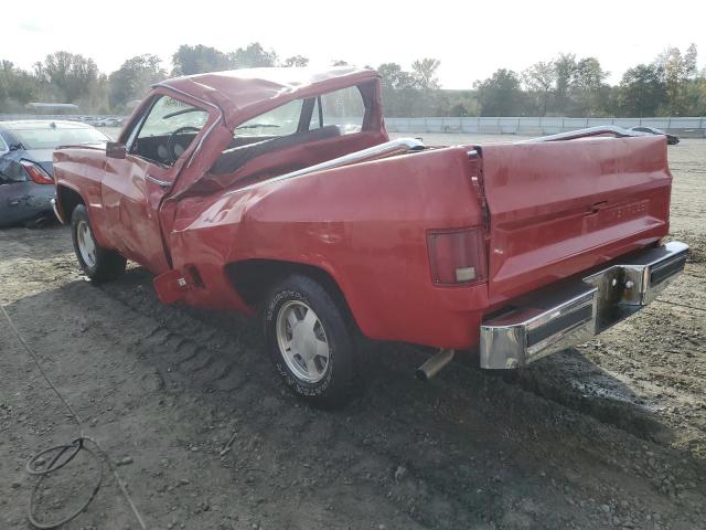 1GCCR14Z5HF323423 - 1987 CHEVROLET R10 RED photo 2