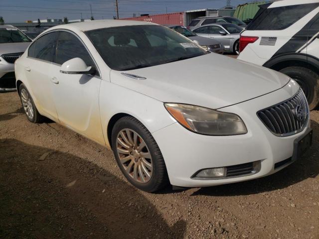 2G4GR5EK1C9149924 - 2012 BUICK REGAL WHITE photo 4