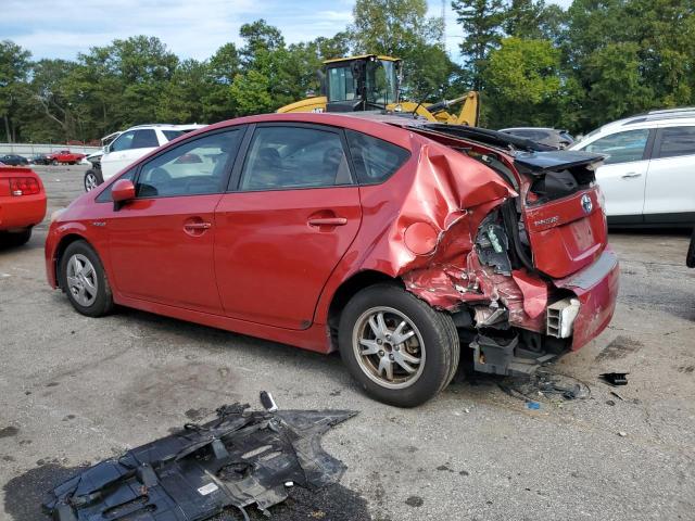 JTDKN3DUXB1427675 - 2011 TOYOTA PRIUS RED photo 2